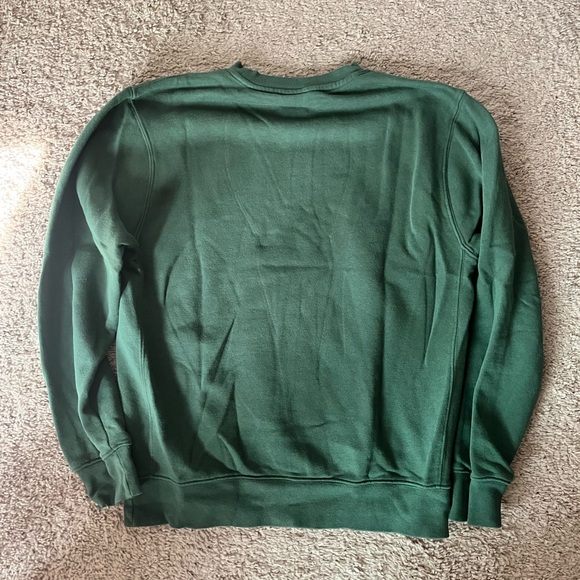 Nike Men's Sportswear Club Fleece Crewneck Sweatshirt in Fir, Size Small - Picture 6 of 6